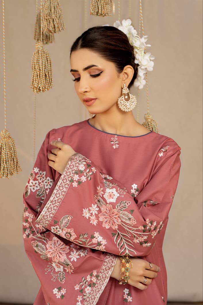 Durr-e-Fisha Embroidey 2pc Pure Lawn