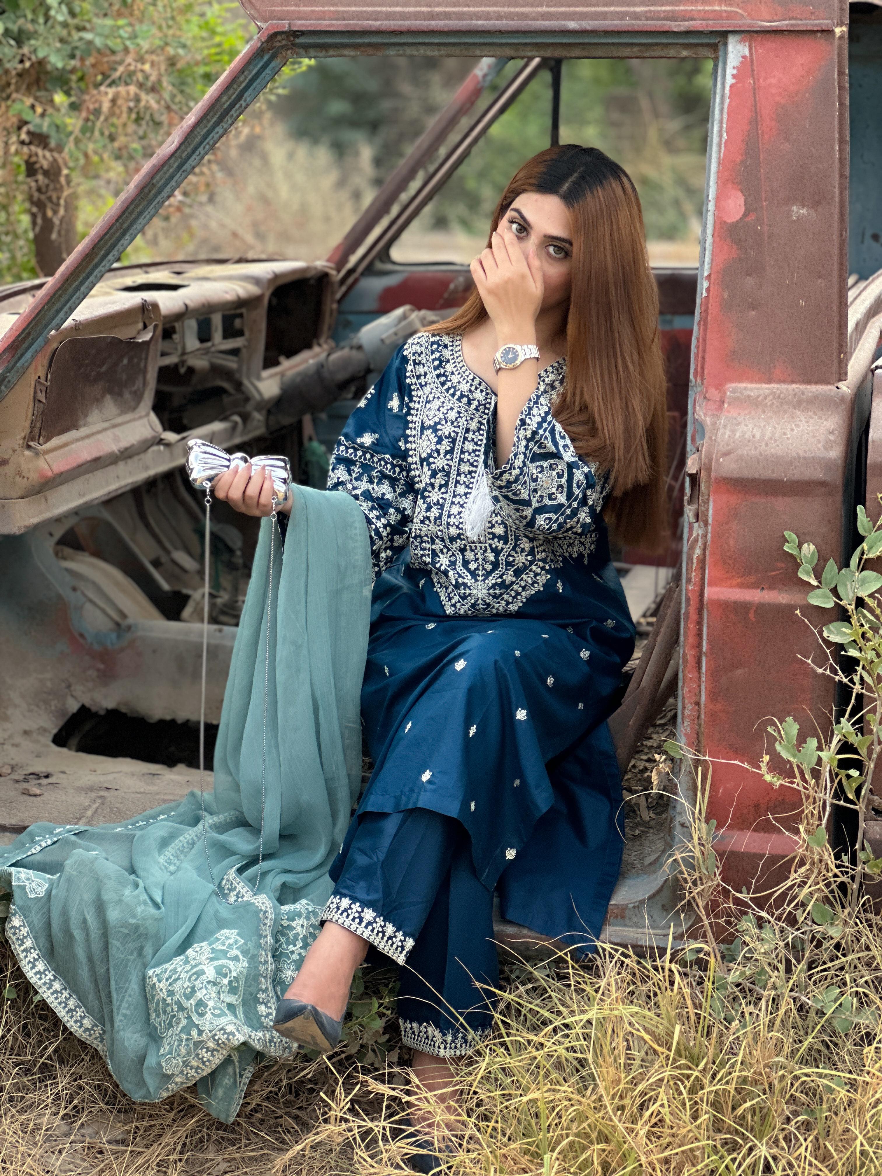 ZARA EMBROIDERED 3PC