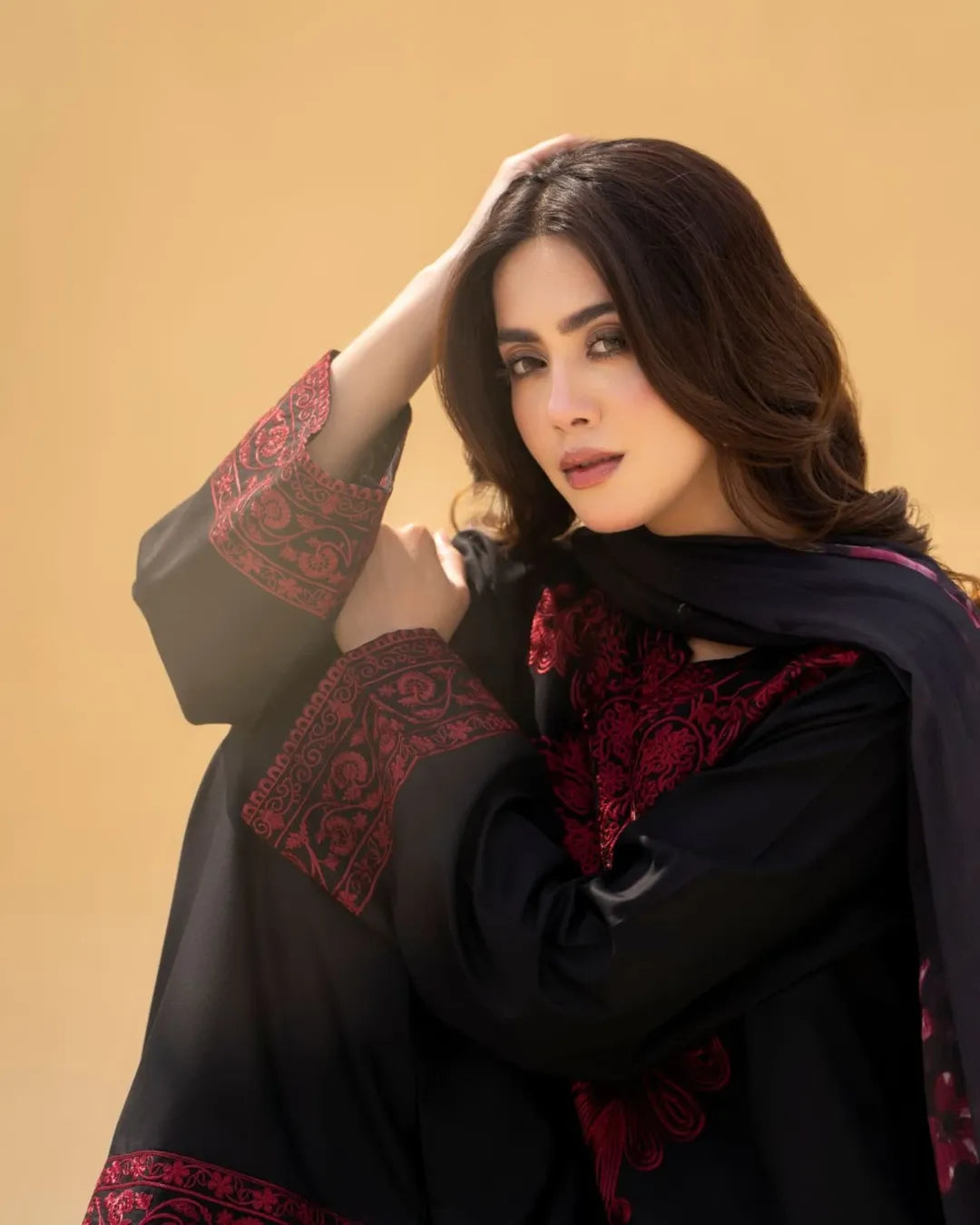 MAH-E-NOOR EMBROIDERED 3PC